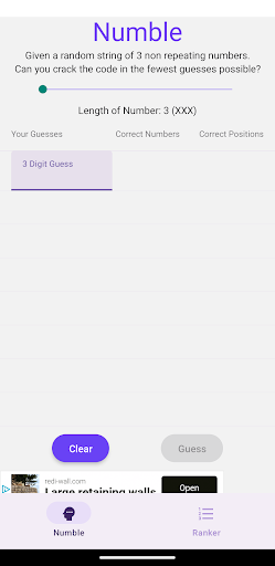 Whats The Number? Screen 3