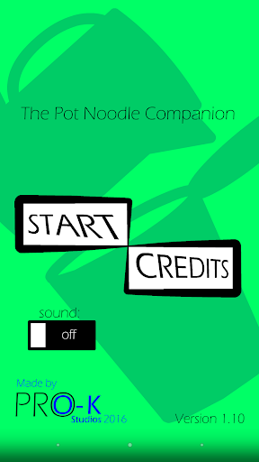 Android application The Pot Noodle Companion screenshort