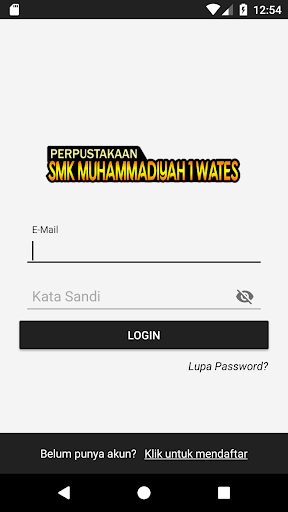 Android application PERPUSTAKAAN SMK MUH 1 WATES screenshort