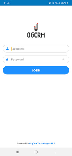 Android application OrgGen CRM Sales screenshort