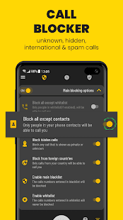 Bloqueador de llamadas y Spam Screenshot