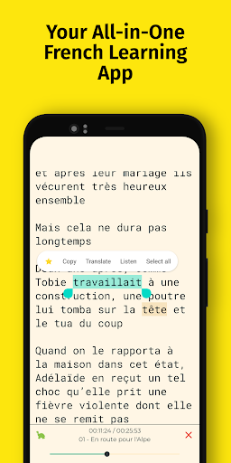 Hikayelerle Fransızca Öğren ekran görüntüsü