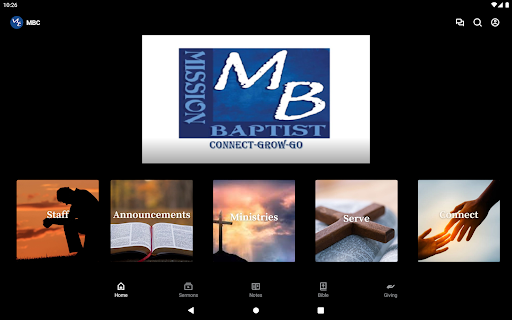 Mission Baptist Church MO Screenshot