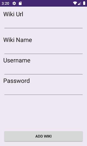 Pepperminty Wiki Client Screen 3