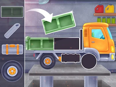 Kids Construction Truck Game