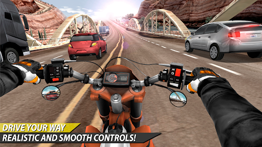 Moto Rider In Traffic Screen 3