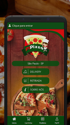 Android application Pipizza Pizzaria e Padaria screenshort
