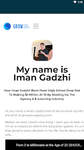 Meet Iman Gadzhi: Trainings