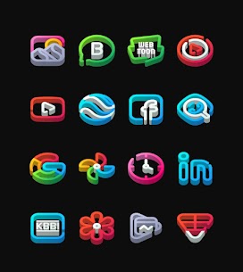 LineDock 3D – Icon Pack v5.2 MOD APK (Paid Unlocked) 5