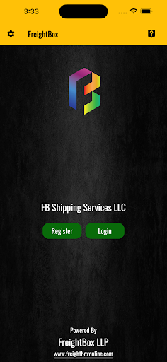 Android application FreightBox screenshort