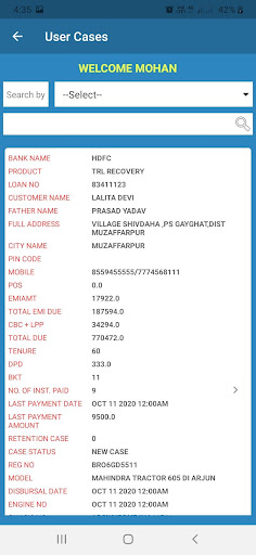 FieldApp Screen 3
