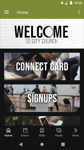 Screenshot of City Church Madison