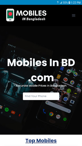 Android application Mobiles In BD screenshort