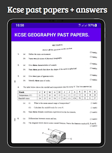 Geography Kcse past papers.