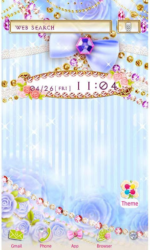 Dolly Pink Wallpaper Theme Screen 2