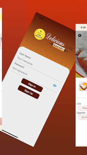 Delicious Live Bakery Screen 3