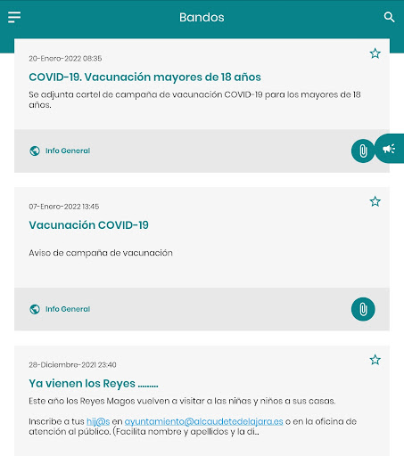 Alcaudete de la Jara Informa Screen 3