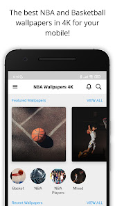Captura de Pantalla 1 NBA Wallpapers Basketball 2022 android