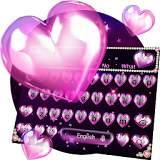 Glittering Love Diamond Keyboard Theme icon