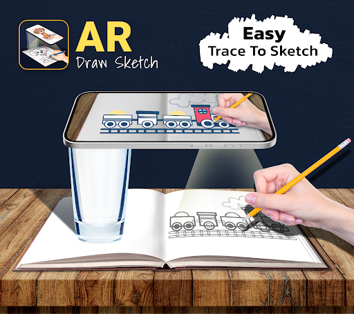 Android application AR Drawing (Trace to Sketch) screenshort
