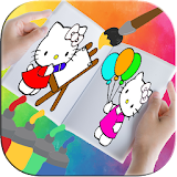 Coloring Book For Kitty Fans icon