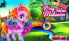 Rainbow Pony Horse Makeover: Pet Grooming Salon.のおすすめ画像2