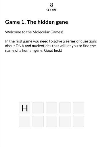 Molecular Games Screen 2