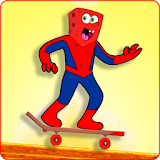 Spider Sponge Skateboard icon