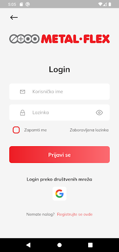 Android application Metal Flex screenshort