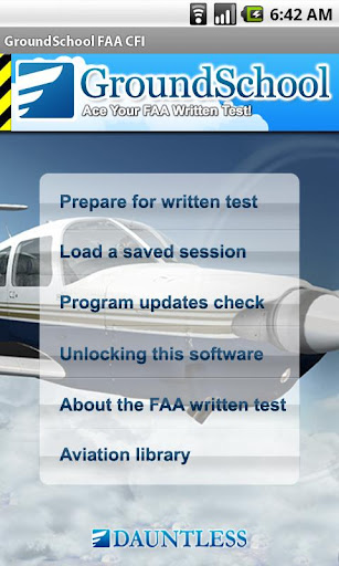 Android application FAA CFI Flight Instructor Prep screenshort