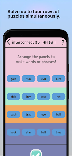 interconnect: Word Puzzle Screen 2