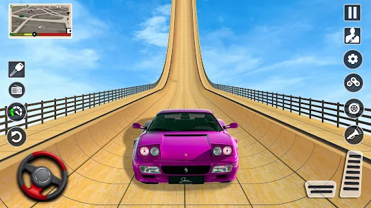 GT Car Stunt Ramp Master Game