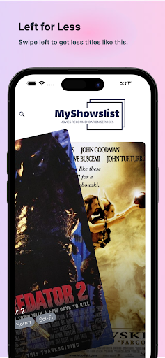 MyShowsList Screen 3