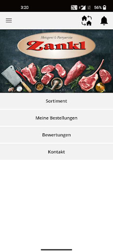 Metzgerei Zankl Screen 2