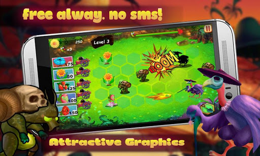 Android application Angry Plants screenshort