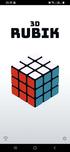Android application Rubik 3d screenshort