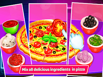 Pizza Maker Kitchen Game