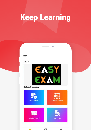 Android application Easy Exam screenshort