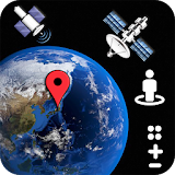 Street view live & earth map satellite icon