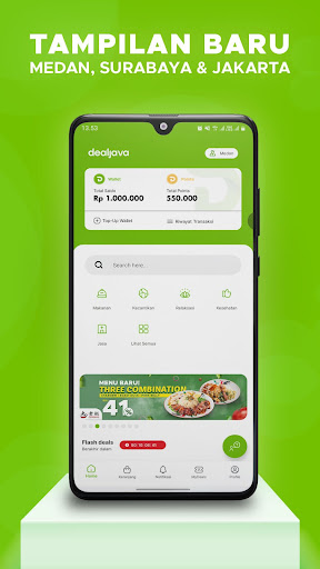 Android application Dealjava screenshort