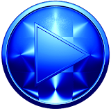Poweramp Skin BLUE BRUSHED icon