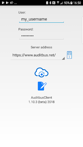 Android application auditbus client screenshort