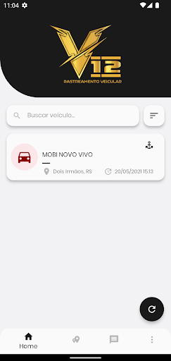 Android application V12 Rastreamento Veicular screenshort