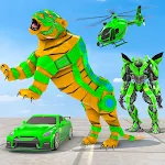 Cover Image of Download Tiger Transform Robot Car Game  APK