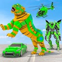 ダウンロード Tiger Transform Robot Car Game をインストールする 最新 APK ダウンローダ
