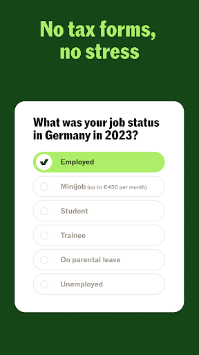 Taxfix: Tax return for Germany Screen 3