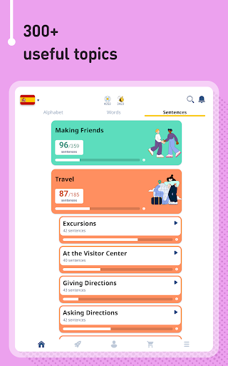 Screenshot of Learn Spanish - 11,000 Words