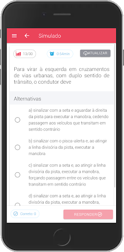 Simulado de Prova Teórica 2024 Screen 3