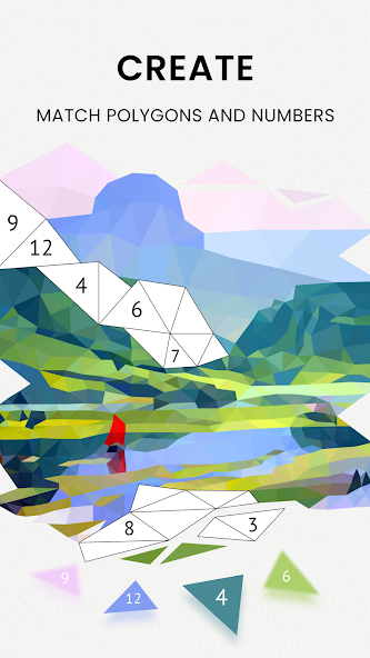 Artbook: Poly by Number UI shots 8