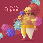 Cover Image of Download Happy Onam Greeting Cards 1.0 APK